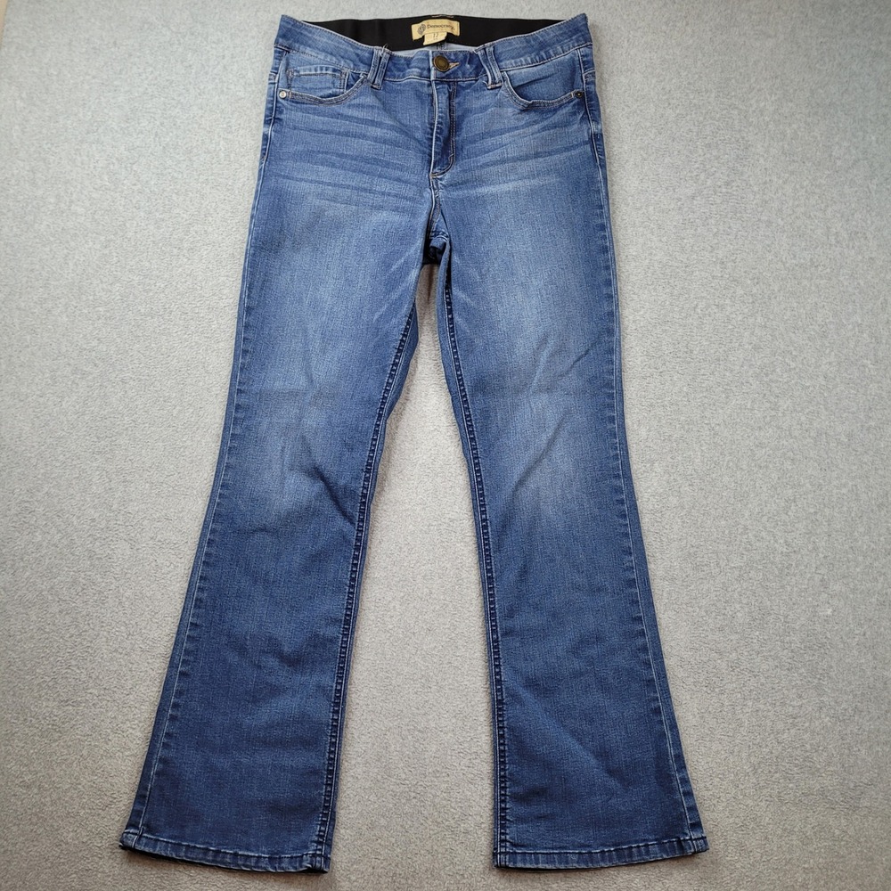 Democracy Jeans Women Size 12 Blue Ab Technology Bootcut 32x31